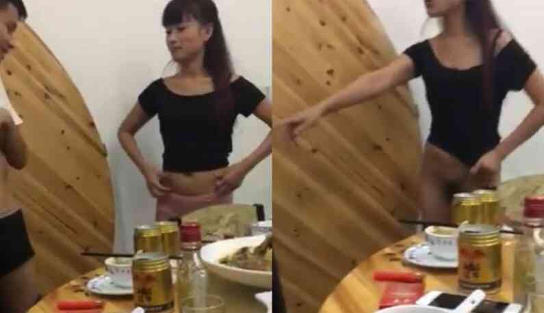 俗辣男嗆「敢不敢脫內褲」?反悔要求女子先脫...女子煞氣往下一拉!男子夾雞逃跑