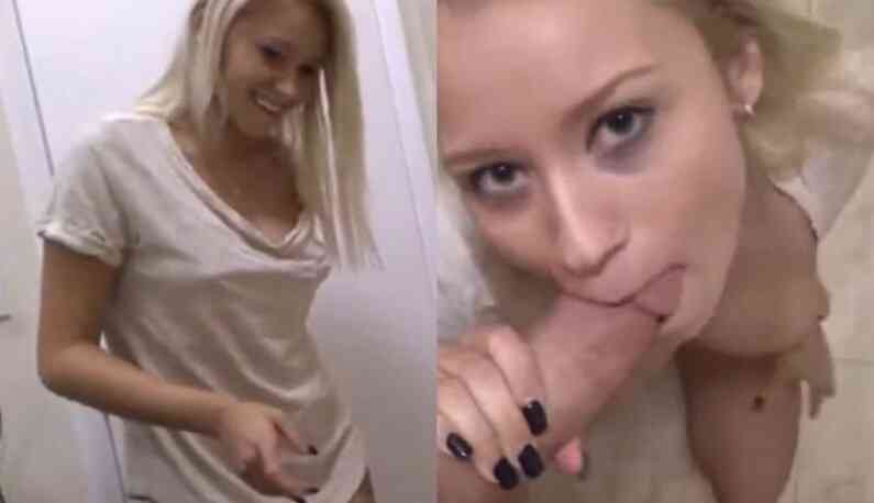 在廁所尻槍尻到一半…妹妹竟然直接闖進來幫我吃!