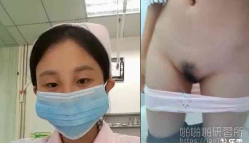 白衣天使上班「放送福利」!跑廁所摸摸 還差點一度被人發現…太大膽了!