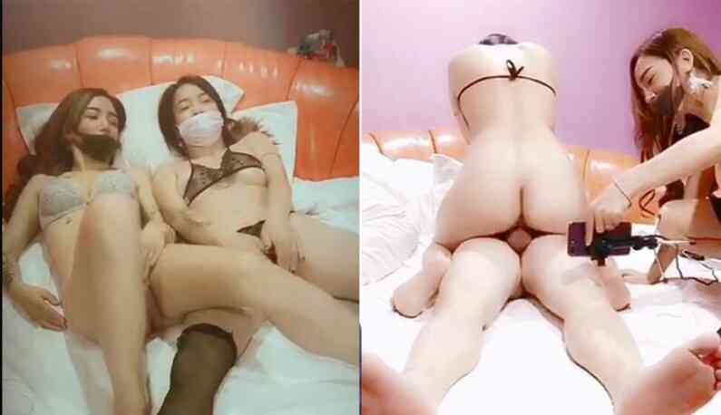 歡迎來到美美的淫亂樂園!雙飛大秀拍攝無套抽插特寫!2女1男濃厚體液交換(1)