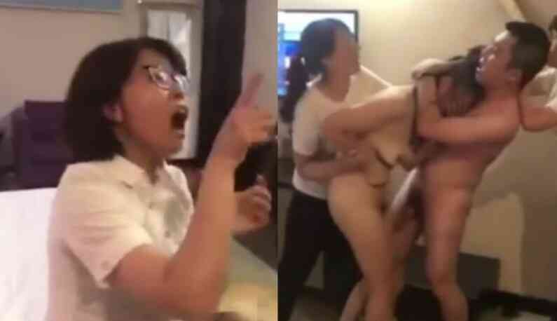[網曝門事件] 母湯偷情!!劉經理與秘書開房被抓包!!老婆帶著親友團上前圍毆!!