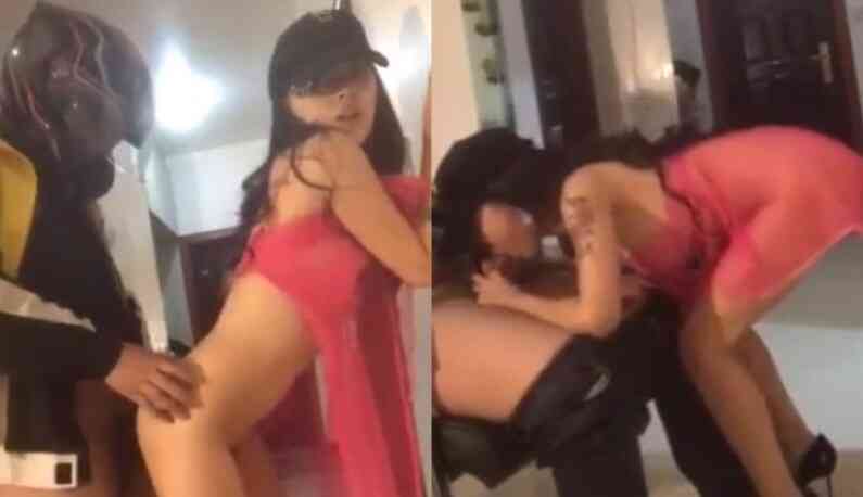 女主播隨機誘惑外賣哥,直播啪啪啪...