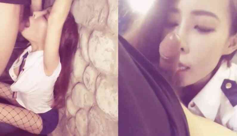 (ไต้หวัน) คลิปหลุดสาวสวยสุดเซ็กซี่โม๊คควยให้เพื่อนหนุ่มในคาราโอเกะ