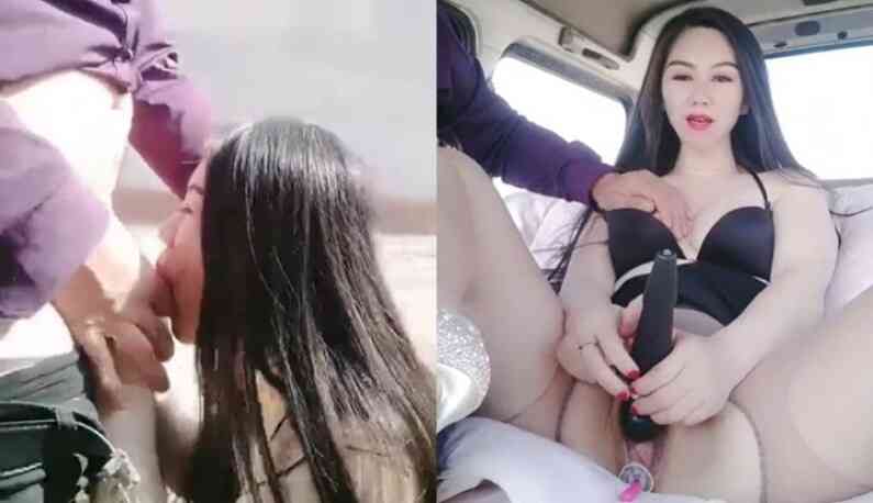 風騷少婦野外車震,對著雞巴舔一下含一下,讓哥哥快受不了了!