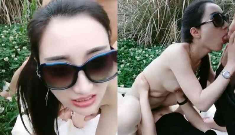 淫蕩美少婦駕車前往郊區野戰!3P啪啪啪完全不怕有人來看!